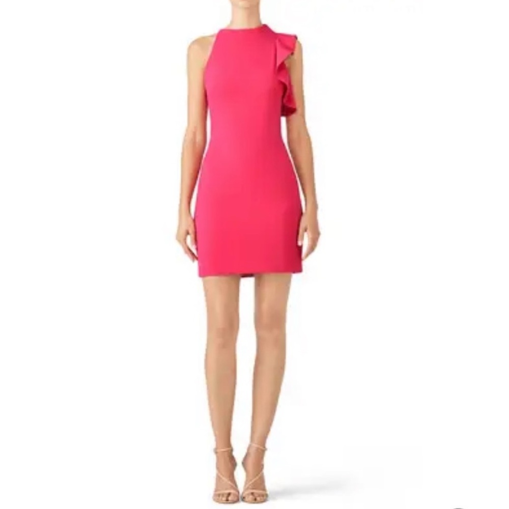 Black Halo Pabla Sheath Mini Dress, NWT size 10 in Mermaids Kiss